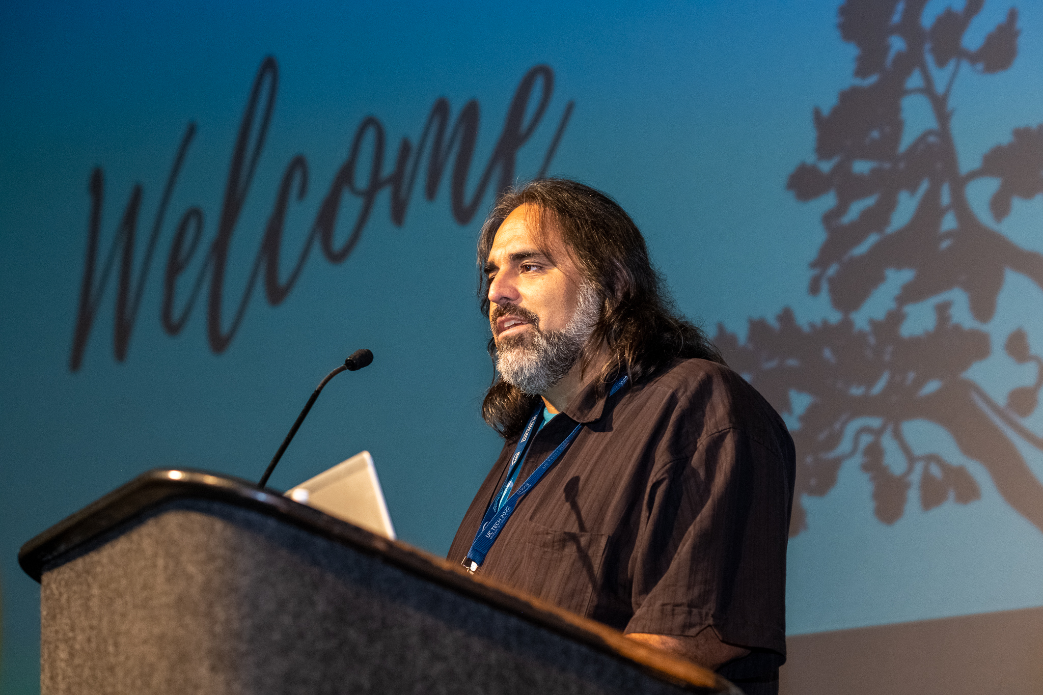Miguel speaking at UC Tech Conference
